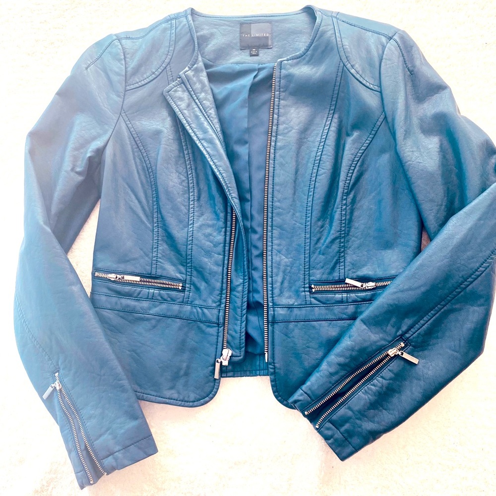 Faux Leather Jacket from the Limited